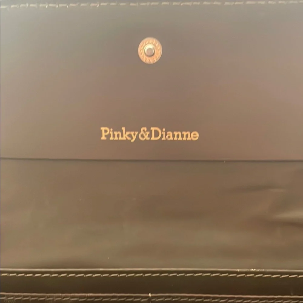 Pinky and Dianne Brown Monogram Wallet - Picture 3 of 11